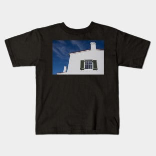 Window in white wall Kids T-Shirt